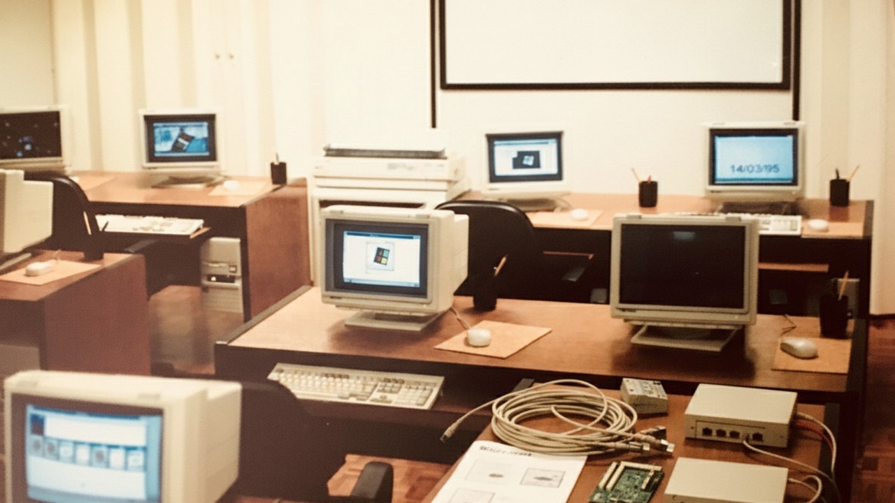 1995: Una odisea informática montando una red local