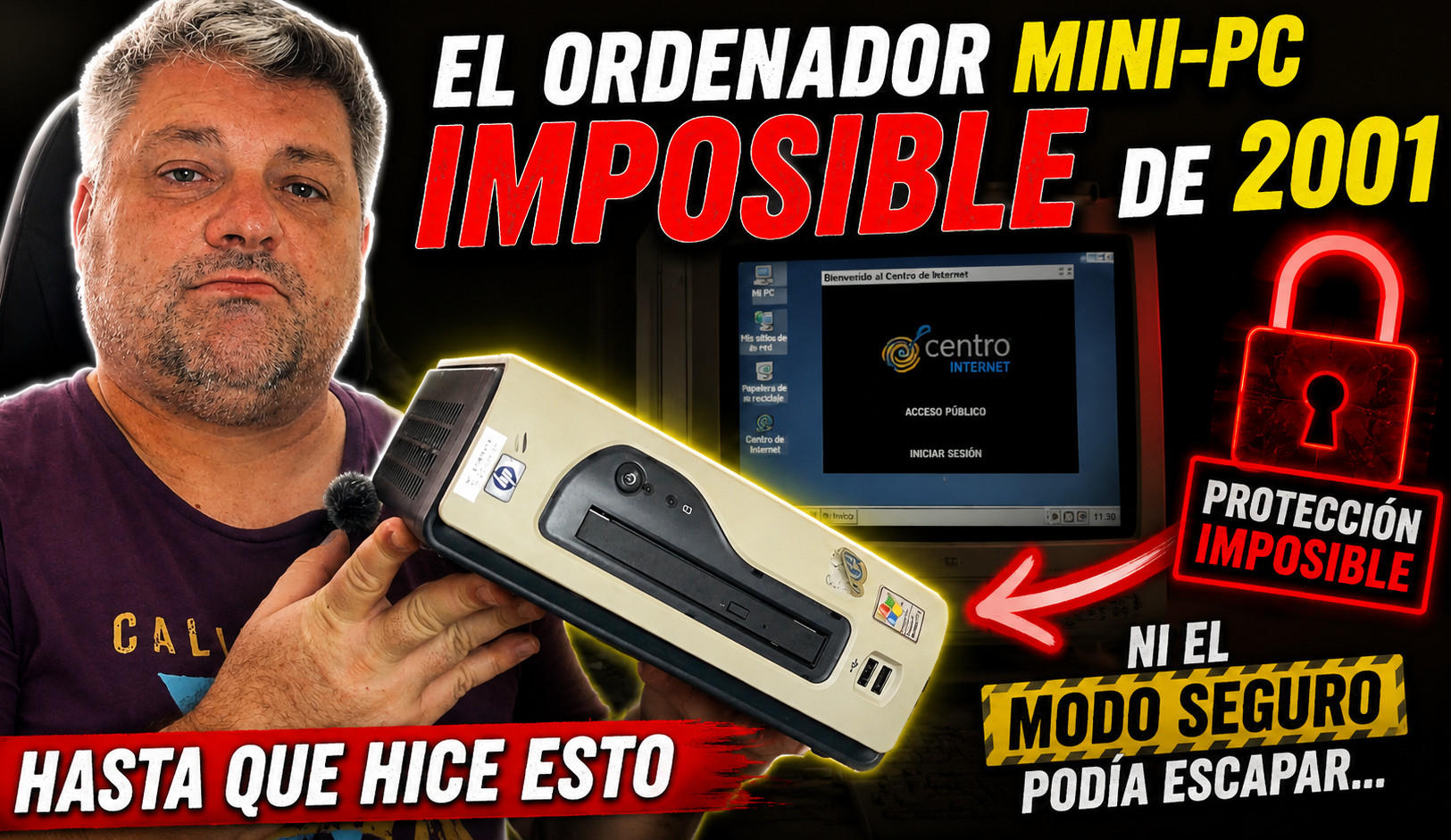 El ordenador mini-PC IMPOSIBLE de 2001: Ni el modo seguro podía escapar... hasta que hice esto  